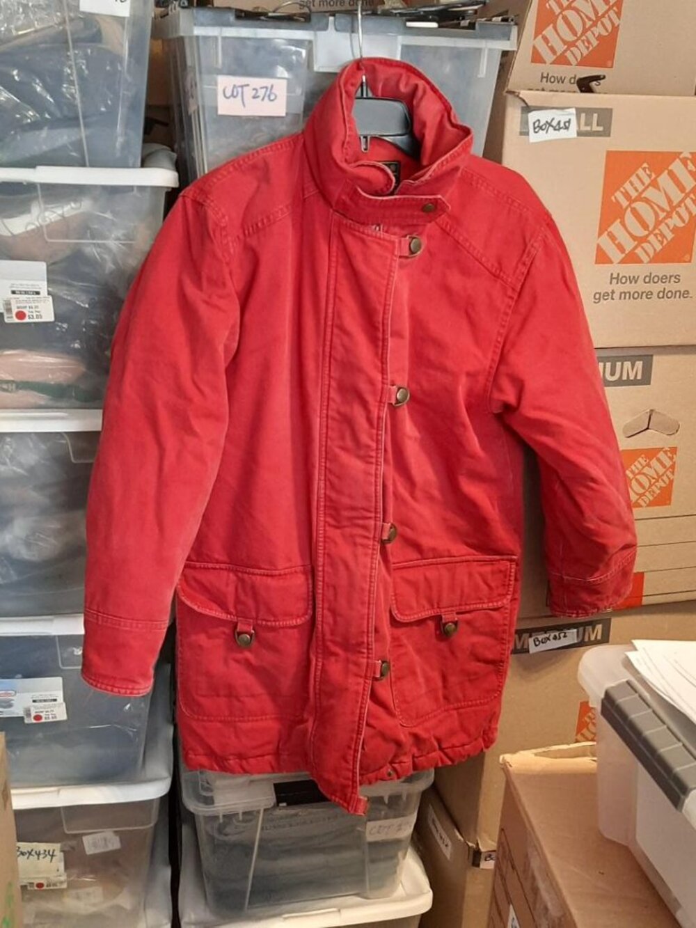 Vintage Women Eddie Bauer Puffy Coat Red Size S/P